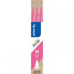 Frixion, 3-pack. Rosa. 0,7.