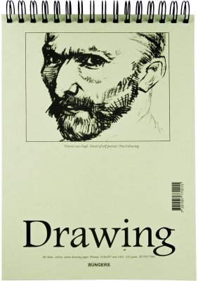 Zoom bild av Teckningsblock A4 135g 40 blad