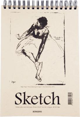 Zoom bild av Skissblock A4 110g 70blad