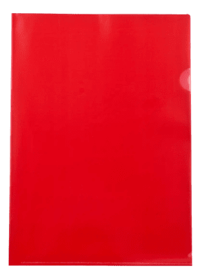 Zoom bild av Plastmapp A4 PP 0,18 röd