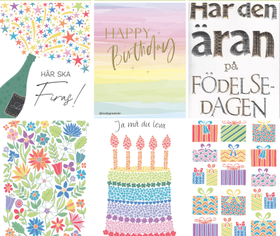 Zoom bild av Gratulationskort - P11