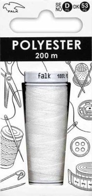 Zoom bild av Sytråd Vit 200m Polyetser